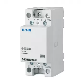 Contacteur d'installation Eaton Z-SCH2 230V AC 25A 3NO+1NC rail DIN 248846