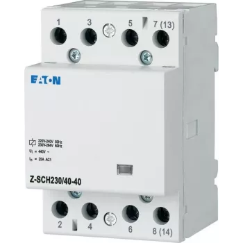 Contacteur d'installation EATON Z-SCH230/40-40, 4 NO, 40 A, bobine 230 V AC 248852