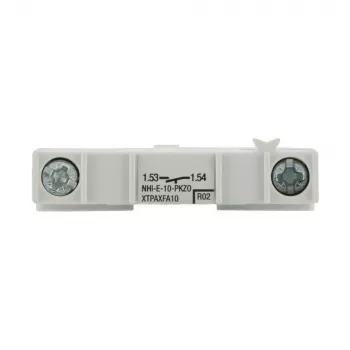 Eaton NHI-E-10-PKZ0 bloc de contacts auxiliaires, 1 NO, montage latéral, blanc, pour disjoncteurs moteur PKZ0 082884