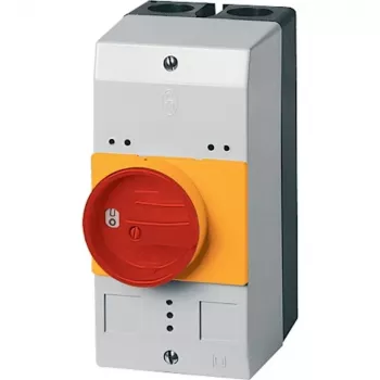 Boîtier Eaton CI-PKZ0-GRVM avec commutateur rotatif, rouge/jaune, 158 x 80 x 126 mm 263525