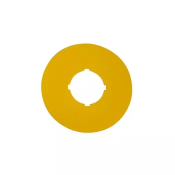 Eaton M22-XBK panneau d'arrêt d'urgence, jaune, 90x90mm, légende NOT-AUS 269580