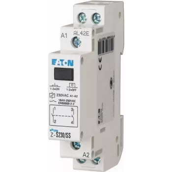 Contacteur modulaire Eaton Z-S230/SS 2 NO 20 A 230 V AC blanc 265271