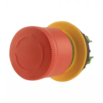 Actionneur de bouton-poussoir d'arrêt d'urgence Eaton M22-PVT30, déverrouillage par traction, tête champignon rouge, 38 mm, IP65/IP66/IP69 197536
