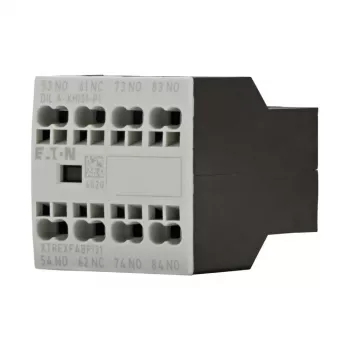 Eaton DILA-XHI31-PI bloc de contacts auxiliaires, 3NO+1NC, montage frontal, bornes à vis, pour contacteurs DILM7-DILM38 et relais DILA 199318
