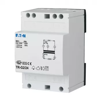 Eaton 272484 TR-G2 transformateur de sonnette 230V vers 12-24V AC 2-1A rail DIN