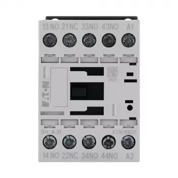Contacteur auxiliaire Eaton DILA-31 24 V DC 3 NO + 1 NC bornes à vis 1,6 kW