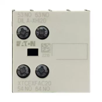 Eaton DILA-XHI20 bloc de contacts auxiliaires, largeur 45 mm, noir/blanc, -25 à 60 °C 276422