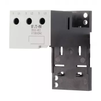 Adaptateur de montage individuel Eaton ZB32-XEZ pour relais de surcharge thermique ZB32, rail DIN/fixation à vis, gris 278473