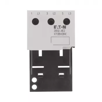 Adaptateur de montage individuel Eaton ZB32-XEZ pour relais de surcharge thermique ZB32, rail DIN/fixation à vis, gris 278473