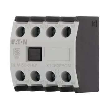 Eaton DILM150-XHI31 bloc de contacts auxiliaires, 3NO+1NC, montage frontal, bornes à vis 277949