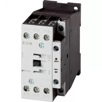 Eaton DILM17-01 contacteur, 3 pôles, 17 A, bobine 230 V AC, 1 contact auxiliaire NC 277036