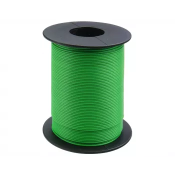 Donau Elektronik 119-14 fil souple 1 x 0,14 mm² vert 100 m