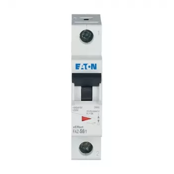 Eaton FAZ-S6/1 disjoncteur miniature, 1 pôle, S6 278610