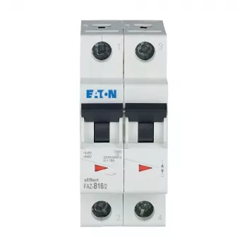Eaton FAZ-B16/2 disjoncteur miniature (MCB), 2 pôles, 16 A, type B