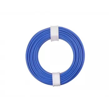 Donau Elektronik 175-012 fil souple LiY 1 x 0,75 mm² bleu