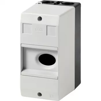 Eaton CI-PKZ01 boîtier en saillie avec interrupteur intégré, 158 x 80 x 116,5 mm, gris 281403