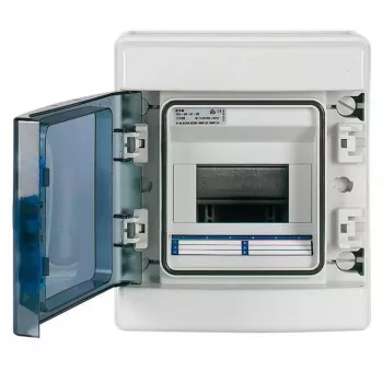 Eaton 174222 IKA-1/6-ST petit tableau de distribution en saillie, 1 rangée, 6 modules, blanc
