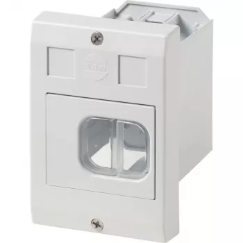 Boîtier vide Eaton E-PKZ01-G avec interrupteur rotatif et presse-étoupes à membrane, gris 281634