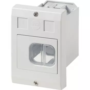 Boîtier vide Eaton E-PKZ01-G avec interrupteur rotatif et presse-étoupes à membrane, gris 281634