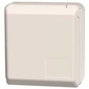 MENNEKES 4971 Schuko Surface-Mounted Socket 16A 2P+E 230V IP44 Grey