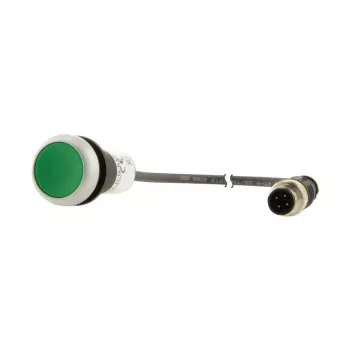 Bouton-poussoir Eaton C22-D-G-K10-P3, plat, à impulsion, vert, 1S 181632