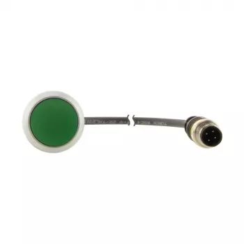 Bouton-poussoir Eaton C22-D-G-K10-P3, plat, à impulsion, vert, 1S 181632