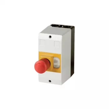 Boîtier vide en saillie Eaton CI-PKZ01-PVT avec interrupteur d'arrêt d'urgence, 158 x 80 x 177 mm 281406