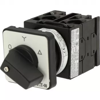 Interrupteur Eaton T0-4-8410/E 3 pôles, noir/métallique 024604