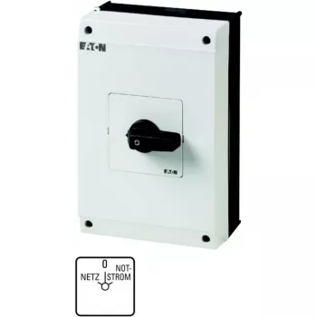 Commutateur à cames Eaton T5B-4-8902/I4 4 pôles, 20 A, 690 V AC, noir/blanc 207237