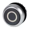 Eaton M22-D-S-X0 interrupteur à bouton-poussoir, noir/métallique 216609