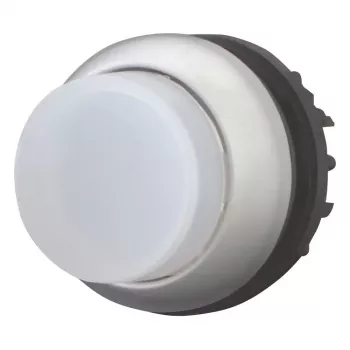 Eaton M22-DRLH-W interrupteur à bouton-poussoir, blanc/noir/métallique 216788
