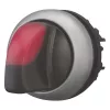 Eaton M22-WLK3-R actionneur de commutateur rotatif lumineux, 3 positions, bouton rouge, 22,5 mm