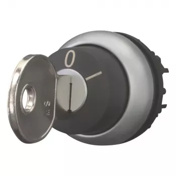 Eaton M22-WRS-MS2 interrupteur à clé, noir/titane 111778