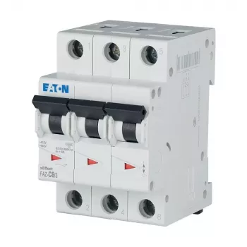 Eaton FAZ-C6/3 disjoncteur miniature (MCB) 6 A 3 pôles courbe C, 6 kA 278867