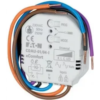 Actionneur variateur sans fil Eaton xComfort CDAU-01/04-I, encastré, 1 canal, 400 W 182444