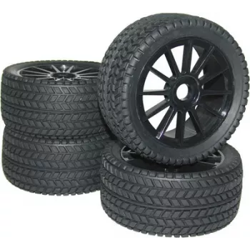 Reely roues complètes buggy 1:8 Street 10 rayons noir 4 pièces (RA093SBA1)