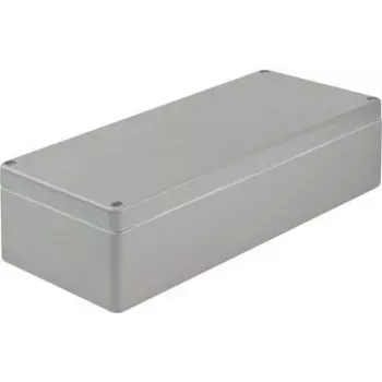 Boîtier universel BOPLA polyester gris argent (RAL 7001) 360 x 160 x 91 P 334 04334000.MTC