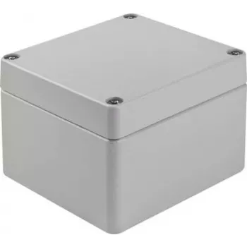 Boîtier universel Bopla 122 x 120 x 81 mm aluminium gris argent (RAL 7001) A 119 01119000.H