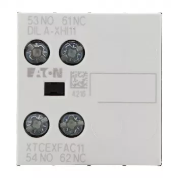 Eaton DILA-XHI11 276421 bloc de contacts auxiliaires, 45 x 117 x 68 mm, -25 à 60 °C, noir/blanc