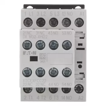 Contacteur de puissance Eaton DILM12-32 230, 3 pôles, 5,5 kW, bobine 230 V AC 276935