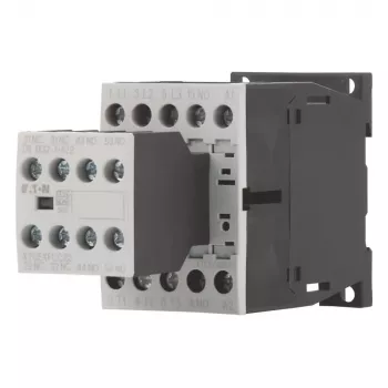 Eaton DILM12-32(24VDC) contacteur de puissance, 3 pôles, 12 A, bobine 24 V DC, 1 NO + 2 NC, bornes à vis, IP20, montage sur rail DIN/vis 276950