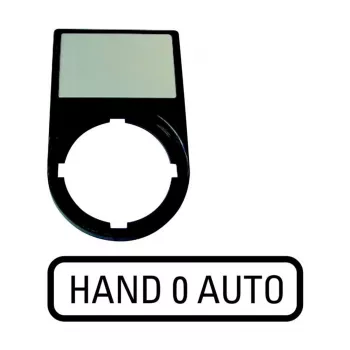 Eaton M22S-ST-D12 Plaque signalétique pour commutateurs sélecteurs, 0-1, blanc 216493