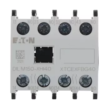 Eaton DILM150-XHI40 Contact auxiliaire 4NO montage frontal pour contacteurs DILM 277948