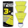 TALBOT torro Tech 350 Volant de badminton en nylon, vitesse moyenne, jaune/bleu, 1 pièce 479113