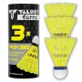 TALBOT torro Tech 350 Volant de badminton en nylon, vitesse moyenne, jaune/bleu, 1 pièce 479113