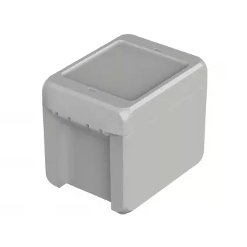 BOPLA Bocube boîtier mural, polycarbonate, gris clair RAL 7035, 80 x 113 x 90 mm 96012135