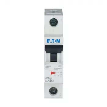 Disjoncteur miniature Eaton FAZ-S4/1 1 pôle 4 A caractéristique S 10 kA 278609