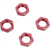 Reely 1:8 Écrous de roue autobloquants rouges 4 pièces (1528382)