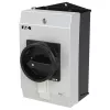 Commutateur rotatif Eaton P1-25/I2H/SVB-SW/HI11, 3 pôles, noir/gris 227862