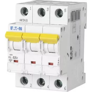 Disjoncteur miniature Eaton PXL-C25/3 25 A 3 pôles courbe C 236428